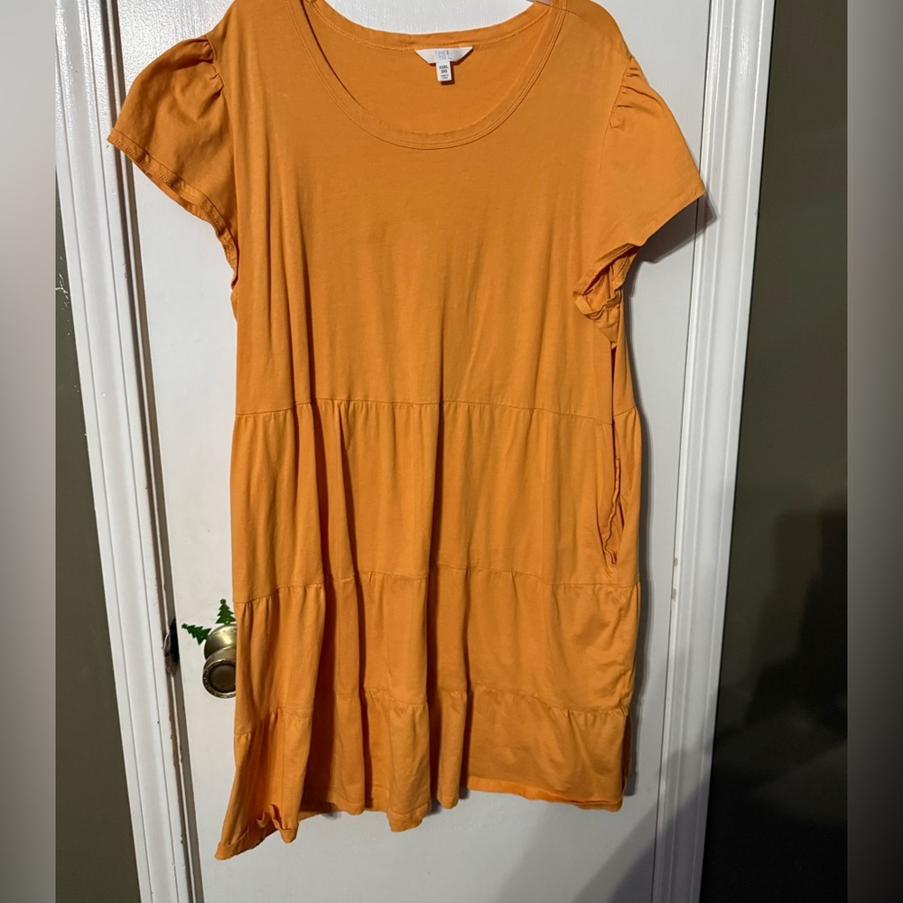Women’s dress, yellow, size 3Xl
